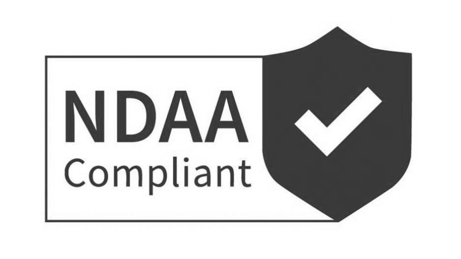 NDAA compliant certification.